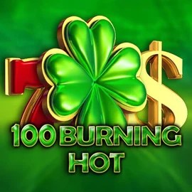 100 Burning Hot online game logo by Amusnet Interactive on lvbetcasino.eu.com