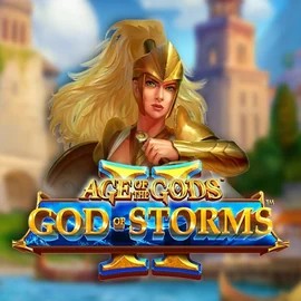 Age Of The Gods: God Of Storms 2 by Playtech, showcased at lvbetcasino.eu.com – game logo