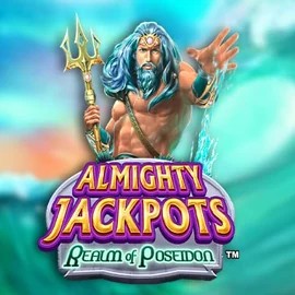 Almighty Jackpots – Realm of Poseidon logo by Novomatic at LVBet Casino