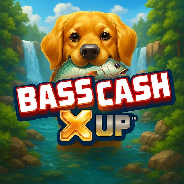 Bass Cash X UP logo by Alchemy Gaming at LVBet Casino
