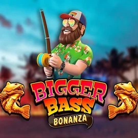 Slots logo of Bigger Bass Bonanza from Pragmatic Play at LVBet Casino