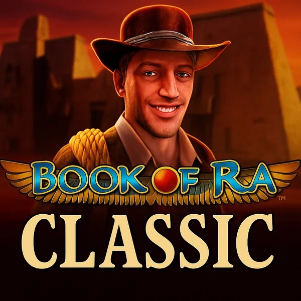 Book of Ra Classic casino game by Novomatic – featured logo at LVBet Casino