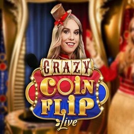 Crazy Coin Flip logo by Evolution LVBet Casino