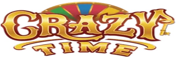 Crazy Time slot logo by Evolution at LVBet Casino