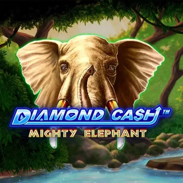 Diamond Cash Mighty Elephant slot visual from Greentube available on lvbetcasino.eu.com