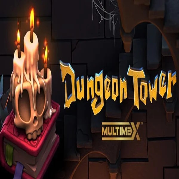 Dungeon Tower slot logo by Peter & Sons at LVBet Casino