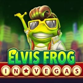 Official Slots logo: Elvis Frog In Vegas by BGAMING at LVBet Casino