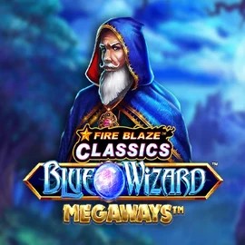 Fire Blaze Blue Wizard Megaways casino game by Rarestone Gaming – featured logo at LVBet Casino