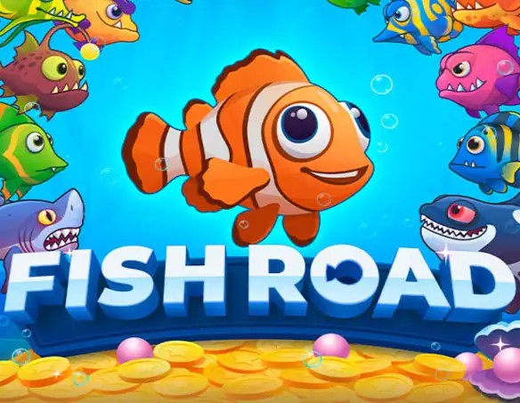 Fish Road slot icon by InOut, available at LVBet Casino