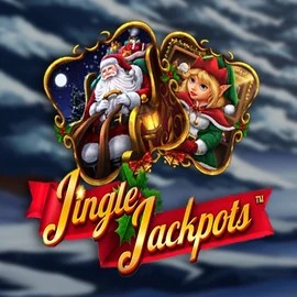 Jingle Jackpots logo by Dragon Gaming at LVBet Casino