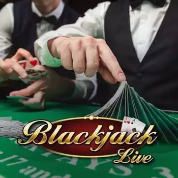 Live Blackjack by Evolution, showcased at lvbetcasino.eu.com – game logo
