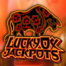 Lucky Ox Jackpots by Rival, showcased at lvbetcasino.eu.com – game logo