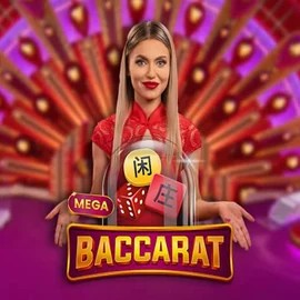 Enjoy Mega Baccarat by Pragmatic Play – logo hosted on lvbetcasino.eu.com