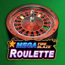 Mega Fire Blaze Roulette slot logo by Playtech at LVBet Casino