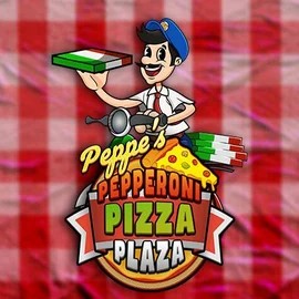 Try Peppe’s Pepperoni Pizza Plaza slot by Pragmatic Play on lvbetcasino.eu.com – logo image