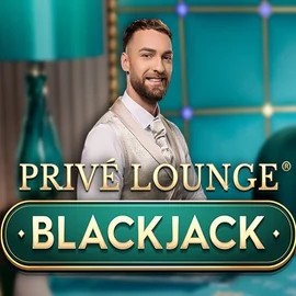 Privé Lounge Blackjack online game logo by Pragmatic Play on lvbetcasino.eu.com
