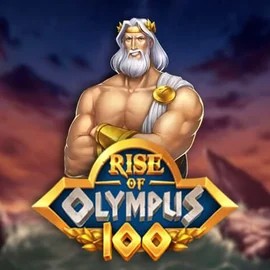 Slots logo of Rise of Olympus 100 from Play'n GO at LVBet Casino