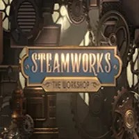 Steamworks The Workshop game by Peter & Sons – logo hosted on LVBet Casino