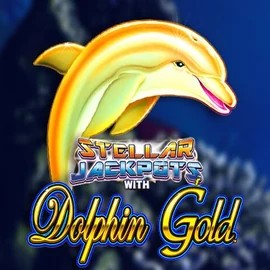 Dolphin Gold with Stellar Jackpots casino game by Lightning Box Game – featured logo at LVBet Casino