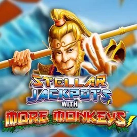 Enjoy Stellar Jackpots with More Monkeys by Lightning Box Game – logo hosted on lvbetcasino.eu.com